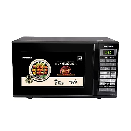 Panasonic 27L Convection Microwave Oven(NNCT645BFDG,,Black Mirror, 360